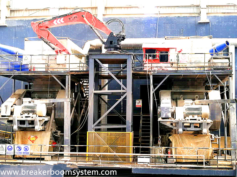 El sistema de barreras de ruptura de rocas del pedestal YZH mejoró la eficiencia de producción para la planta de agregados